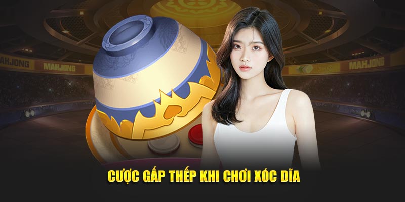 Cược gấp thếp khi chơi Xóc Đĩa